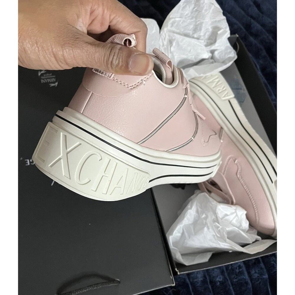 Armani Exchange Rock Platform Sneakers Women's Size US 10 - Picture 8 of 13